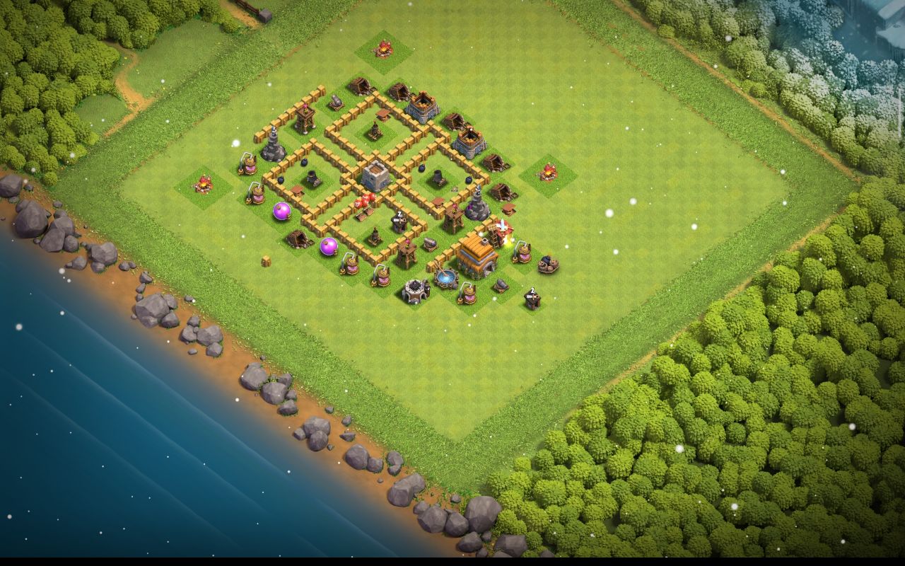Town Hall 6 Hybrid Base layout by ادخل الكلان  اذه أنته عربي  ومنور