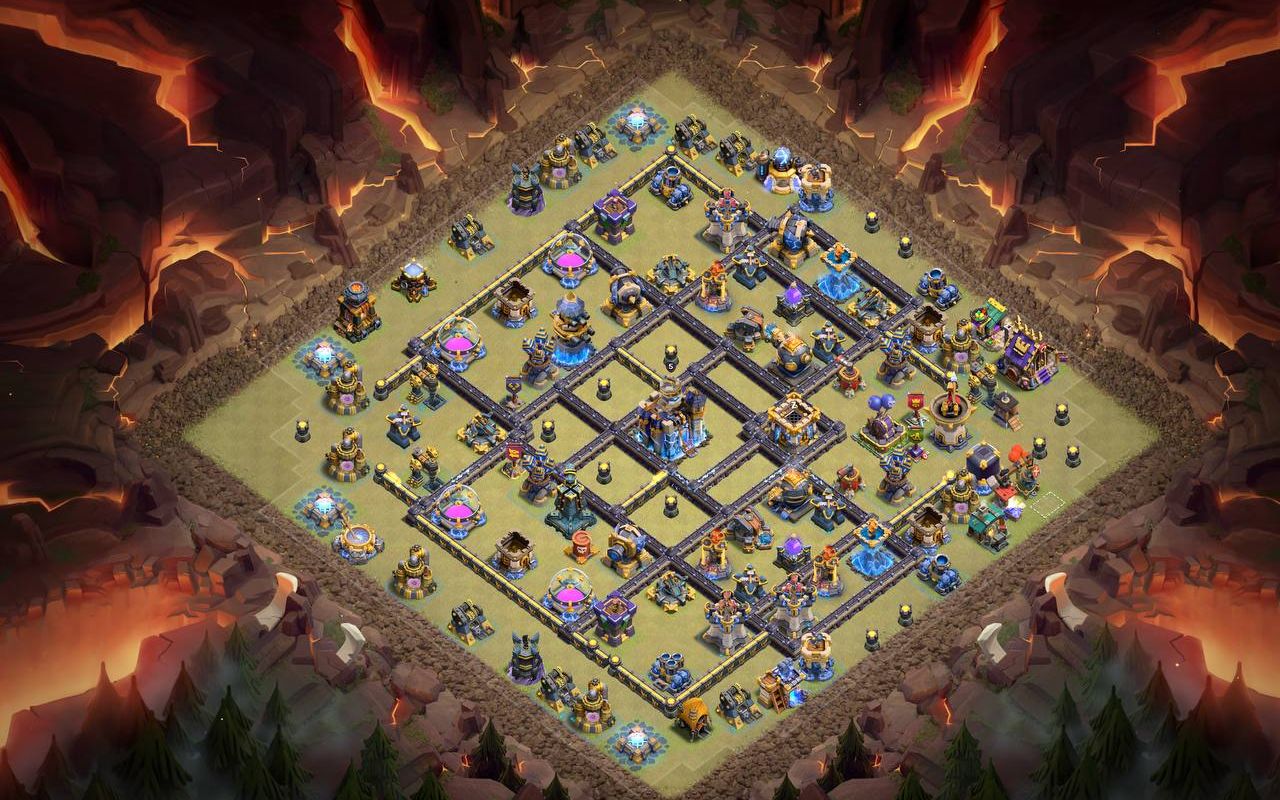 Town Hall 18 War Base layout by XLR8