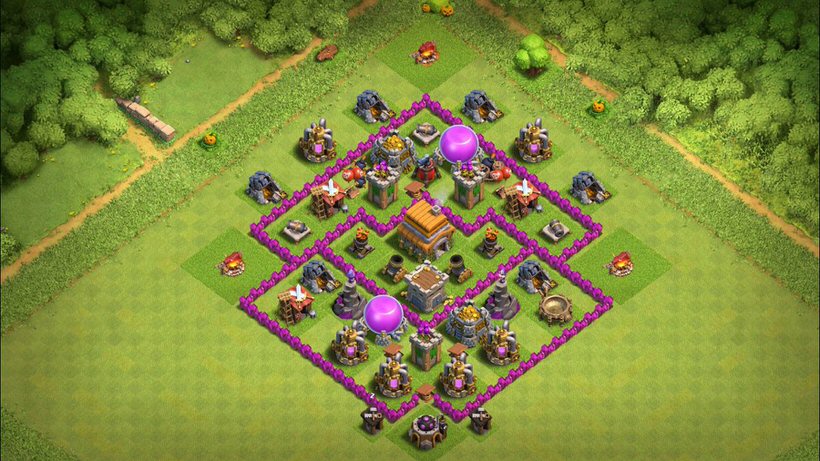 Town Hall 6 Farming Base layout by TReX