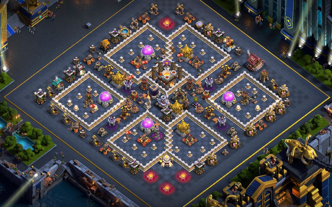 Town Hall 11 Hybrid Base layout by GAKS