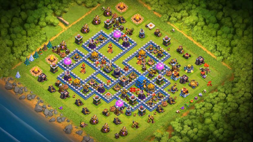 Town Hall 12 Farming Base layout by TReX