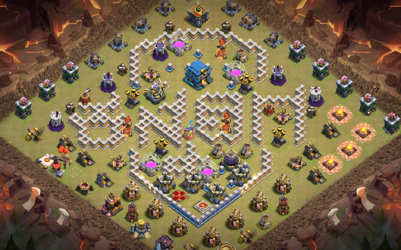 Town Hall 12 Farming Base layout by ARUN SP