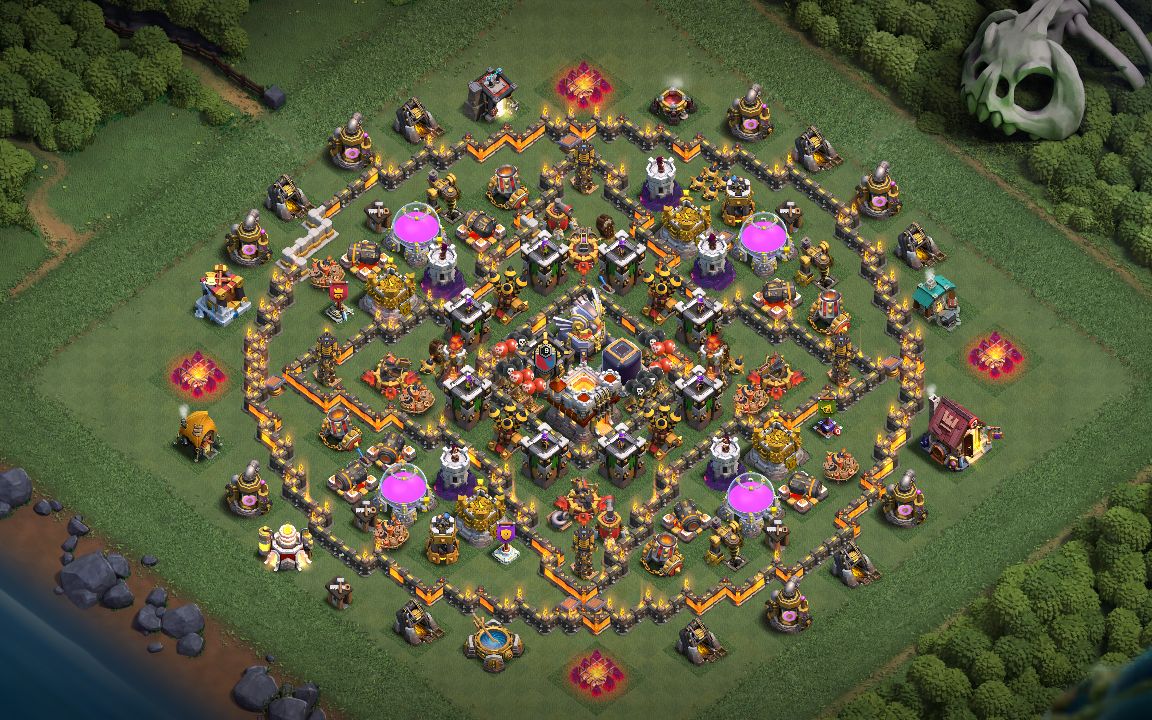 Town Hall 11 Trophy Base layout by Frosty Knight