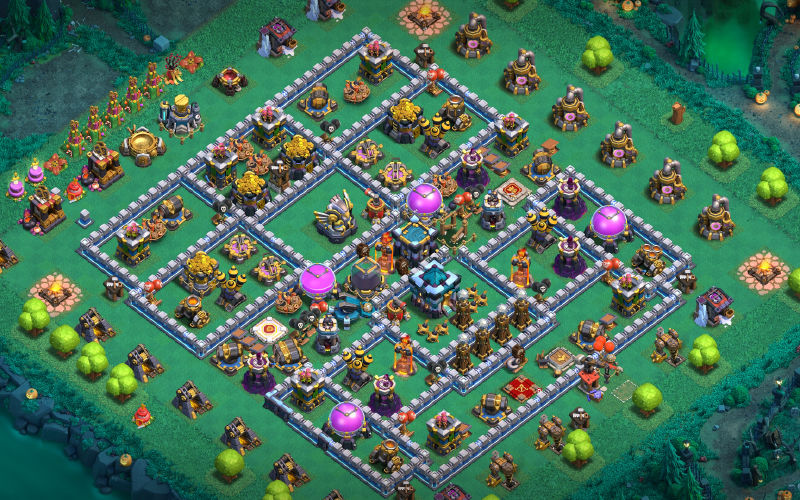 Town Hall 13 Trophy Base layout by ACC ID1