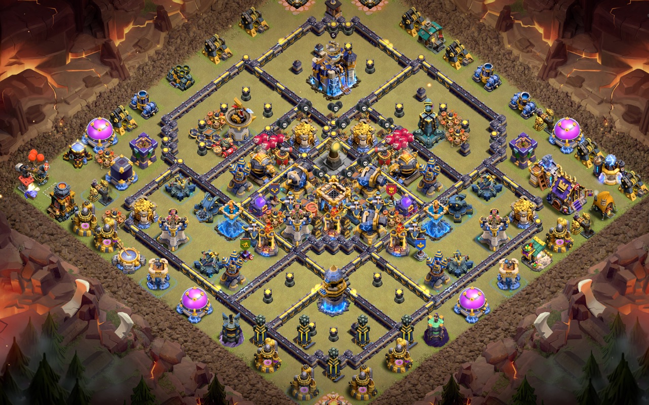 Town Hall 18 CWL Base layout by Mohammed