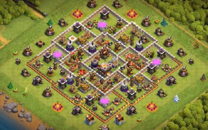 Town Hall 11 Trophy Base layout by #Perfect_Gammer