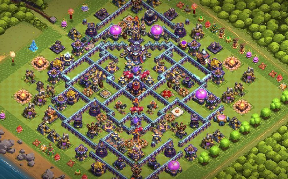 Town Hall 15 Trophy Base layout by XLR8