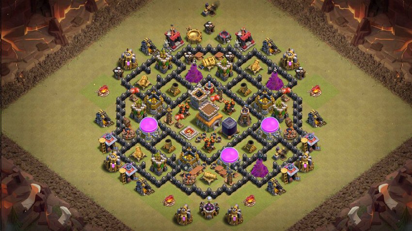 Town Hall 8 War Base layout by TReX