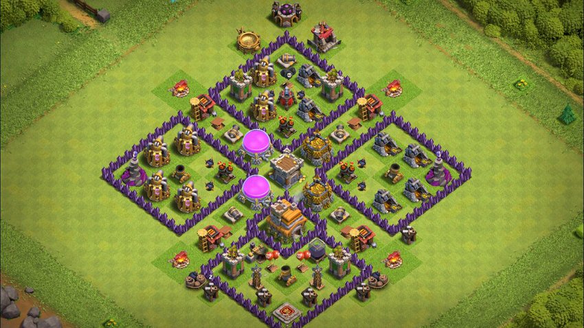 Town Hall 7 Farming Base layout by TReX