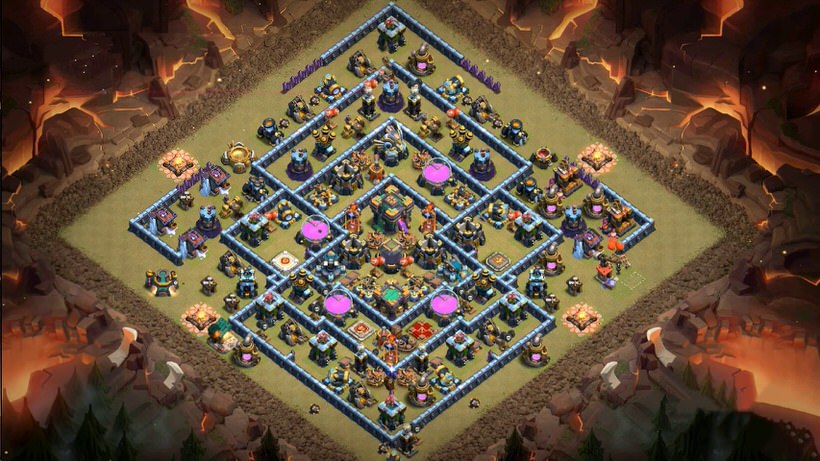 Town Hall 14 War Base layout by TReX