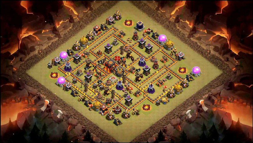 Town Hall 10 War Base layout by TReX