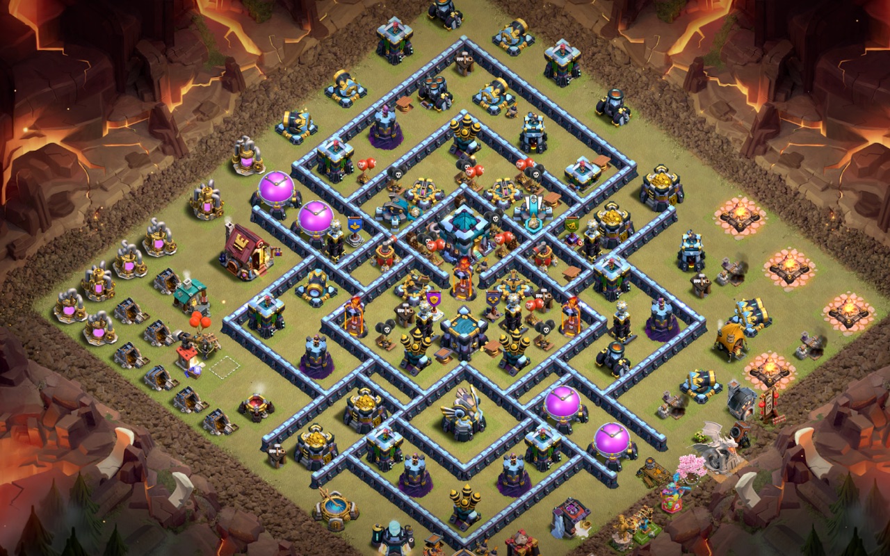 Town Hall 13 War Base layout by Magareyy_45