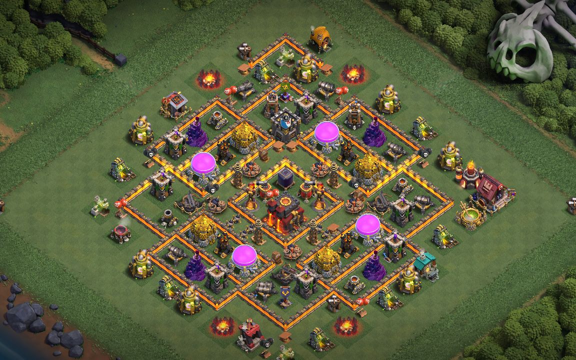 Town Hall 10 CWL Base layout by Dragon Raider