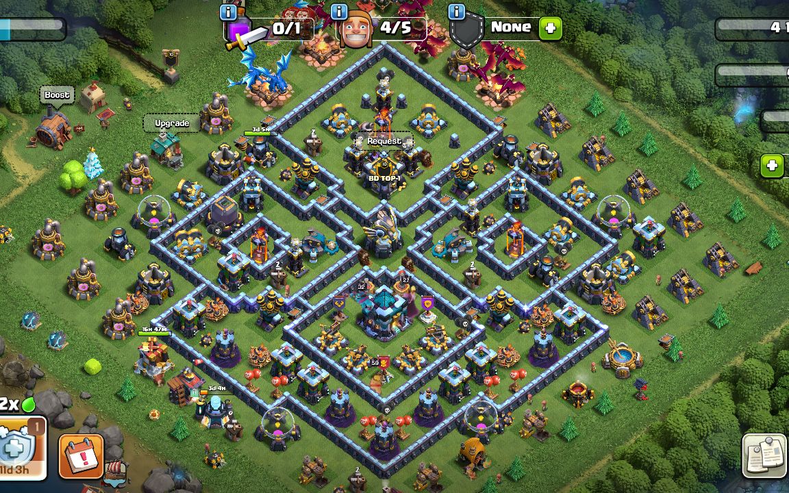Town Hall 13 CWL Base layout by ʙᴅ ꜱᴀʜᴇᴅ™