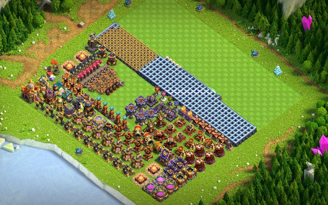 Town Hall 16 Fun Base layout by Ruturaj Legent