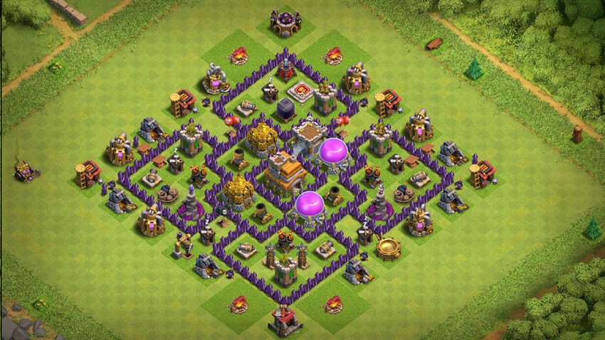 Town Hall 7 Farming Base layout by TReX