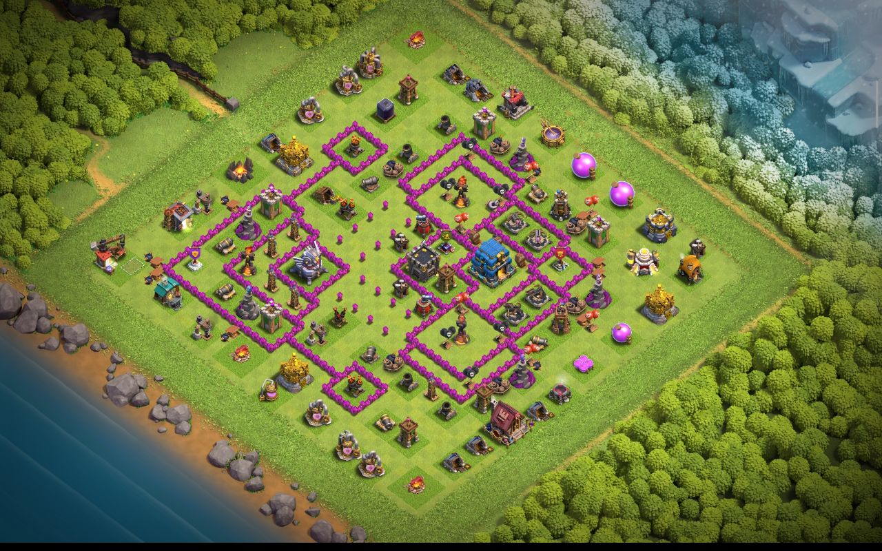 Town Hall 12 CWL Base layout by ادخل الكلان اذه أنته عربي ومنور