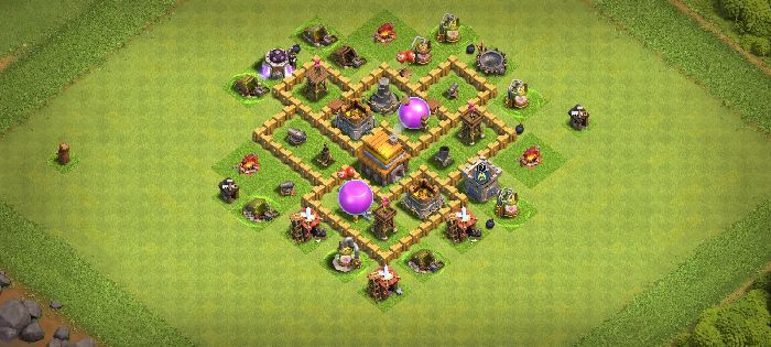 Town Hall 5 War Base layout by User