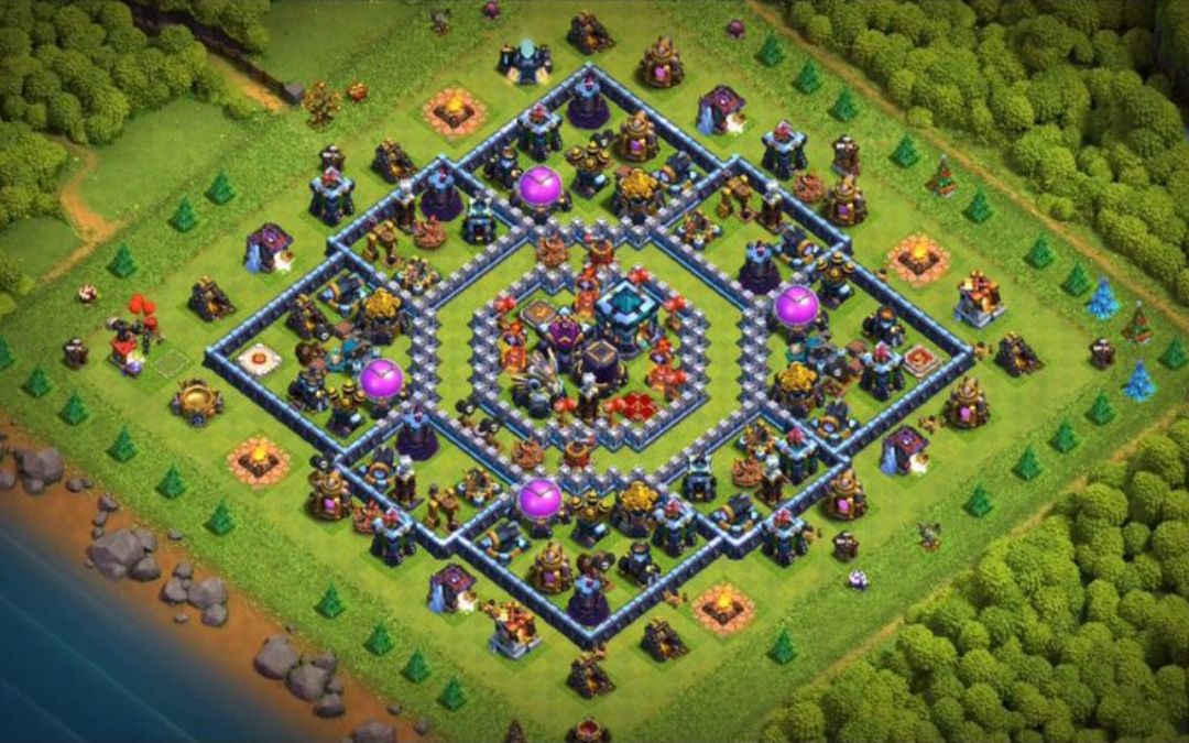 Town Hall 13 Farming Base layout by Dedar