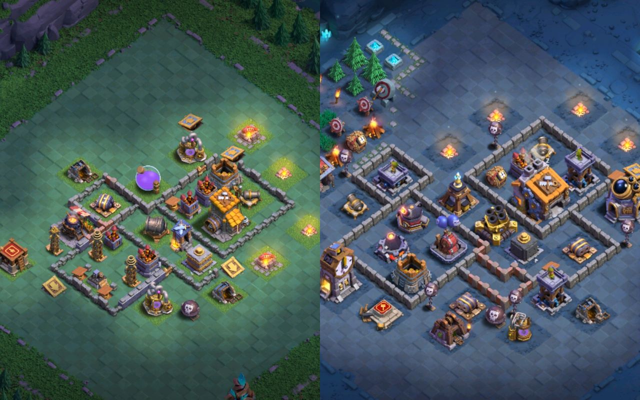 Builder Hall 9 Builder Base layout by عمكم ابو شوارب 👌👌☠️