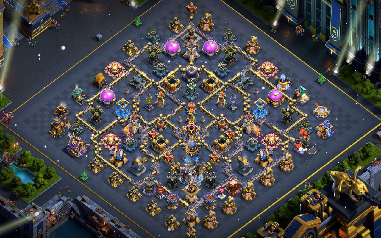 Town Hall 18 Farming Base layout by Bj Raihan