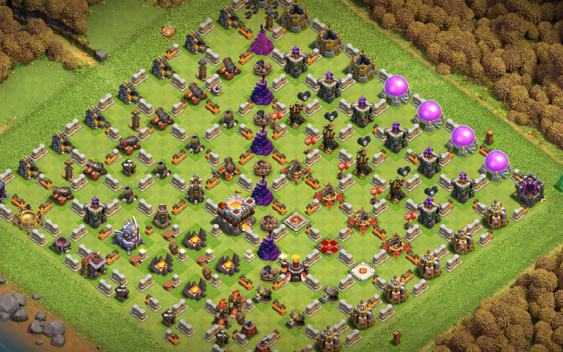 Town Hall 11 Fun Base layout by Froppy