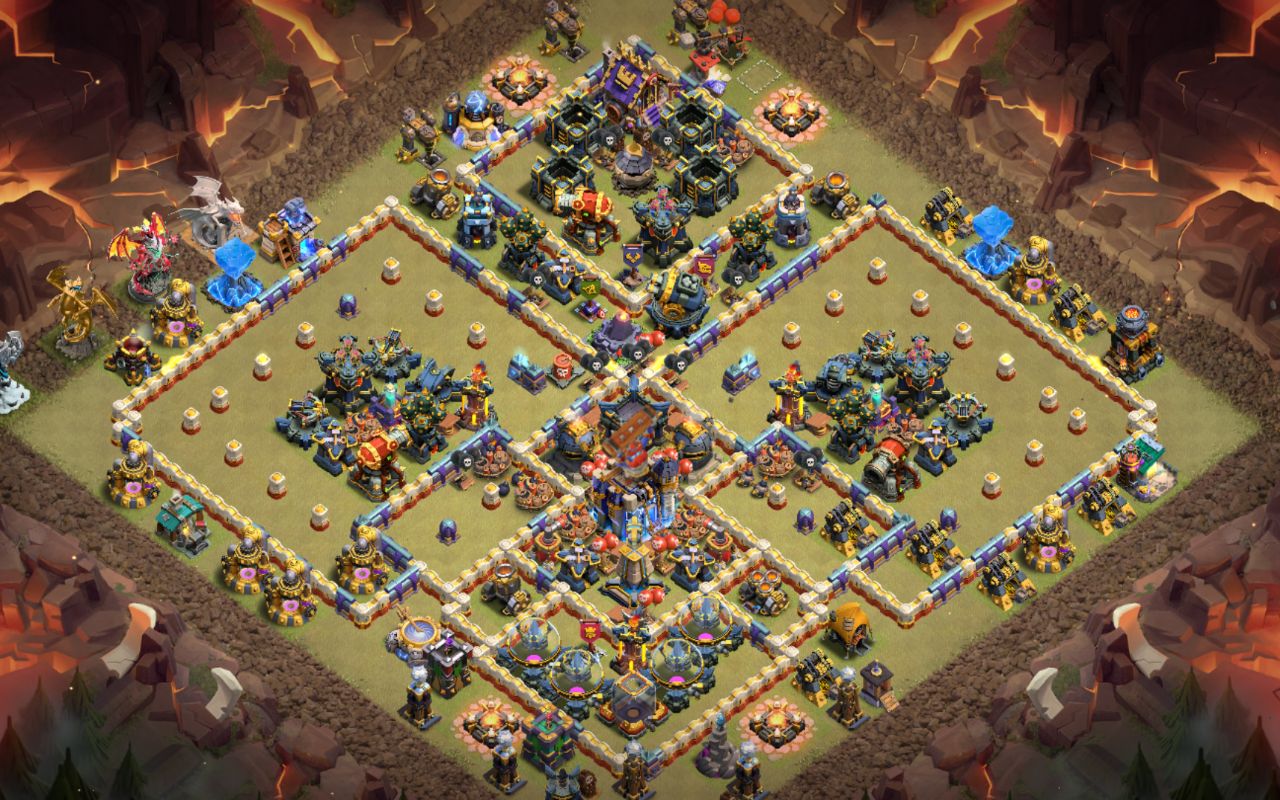 Town Hall 18 Trophy Base layout by BROTHERS ARMY
