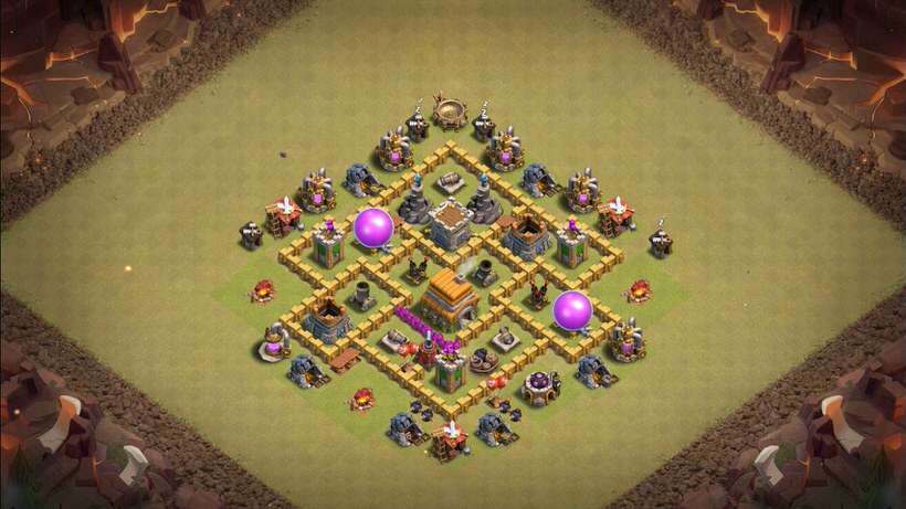 Town Hall 6 War Base layout by TReX