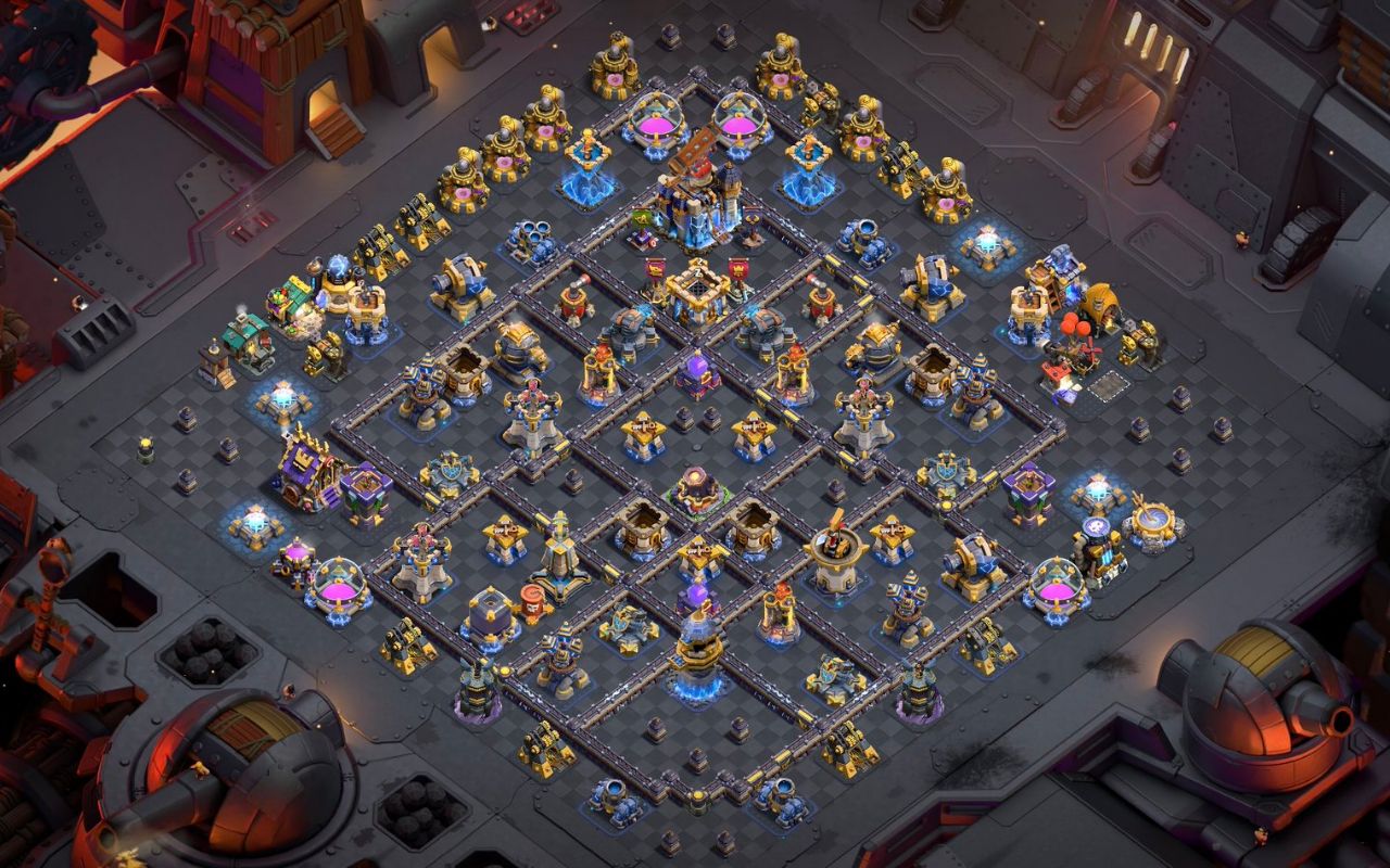 Town Hall 18 War Base layout by XLR8