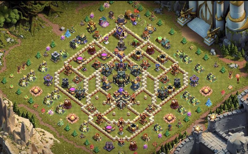 Town Hall 17 Trophy Base layout by ™ANIK_♚100