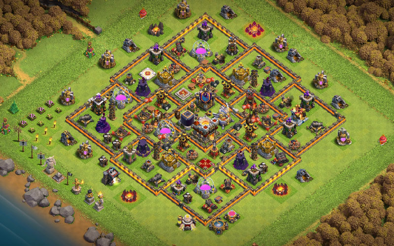 Town Hall 11 Fun Base layout by Anooj B S