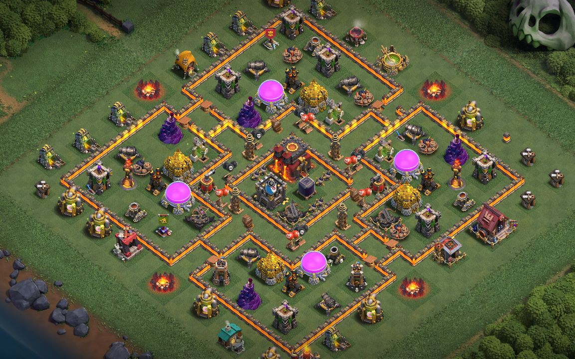 Town Hall 10 CWL Base layout by Dragon Raider