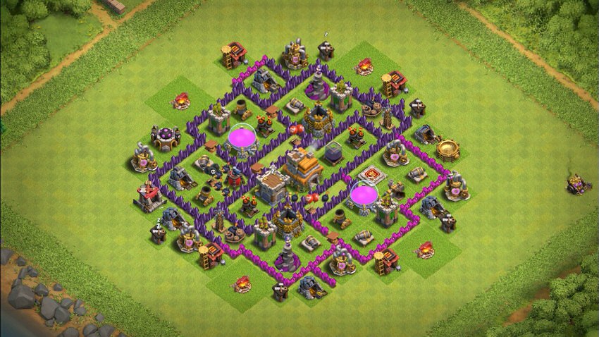 Town Hall 7 Trophy Base layout by TReX
