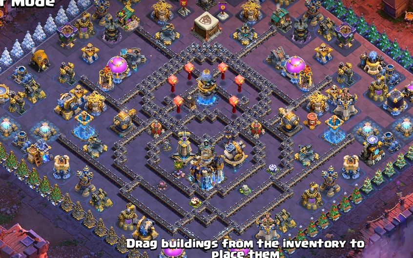 Town Hall 11 Hybrid Base layout by Chill Wolf