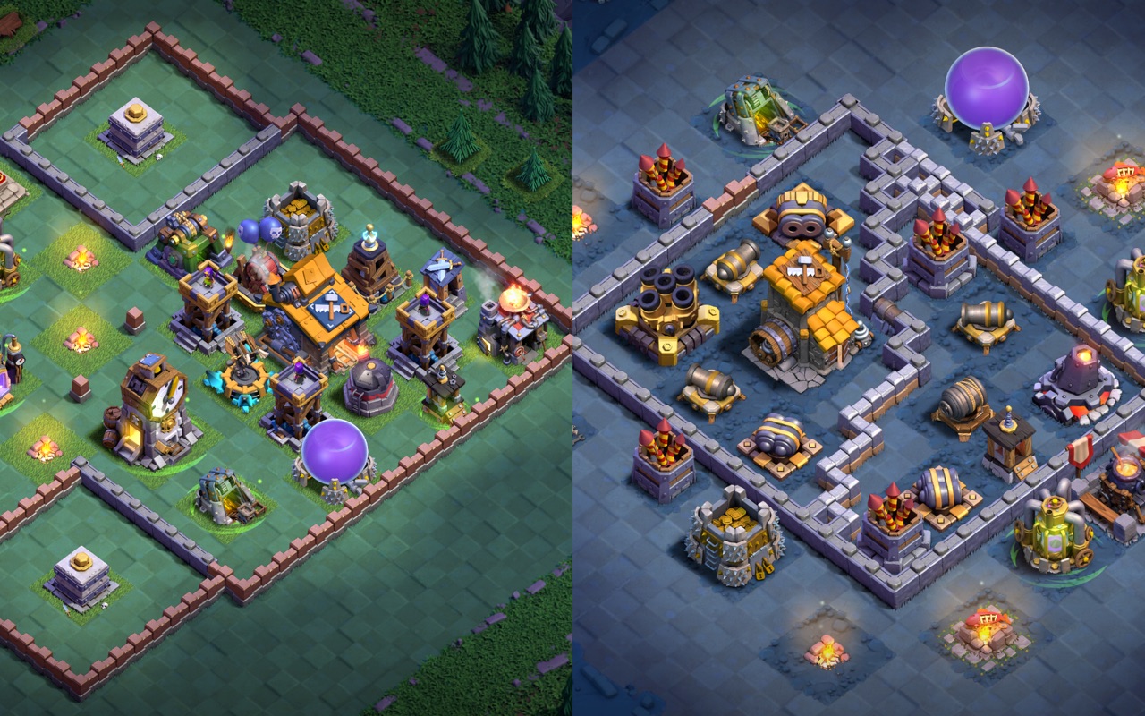 Builder Hall 10 Builder Base layout by Sn0w0wl