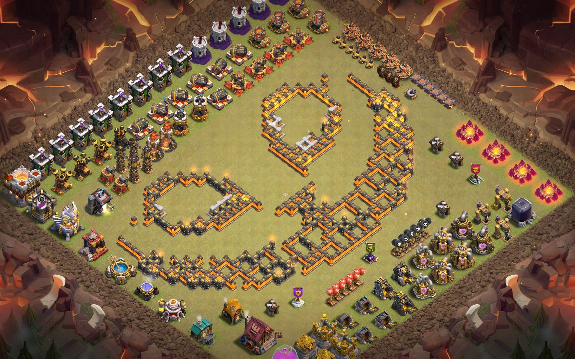 Town Hall 11 Farming Base layout by Hasbil26
