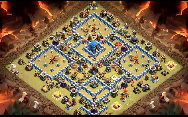 Town Hall 12 War Base layout by ™ANIK_♚100