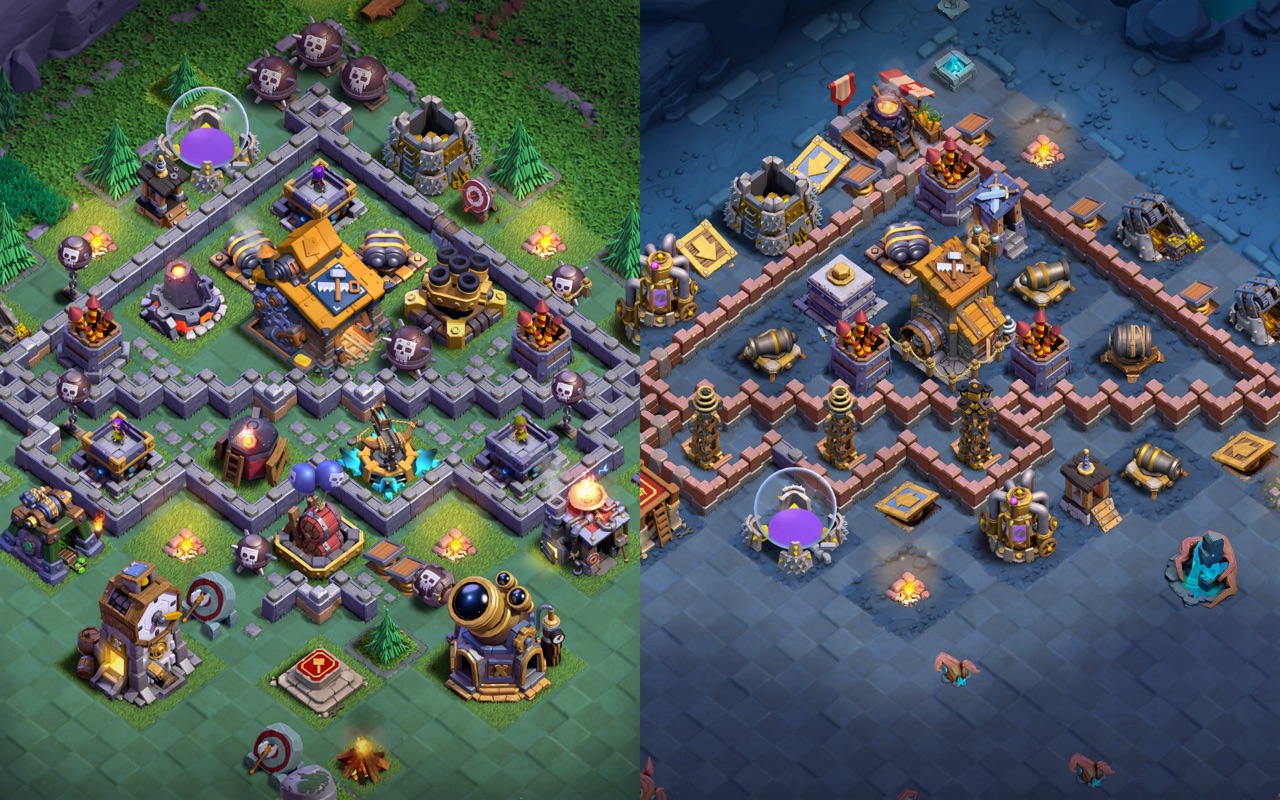 Builder Hall 10 Builder Base layout by Sn0w0wl