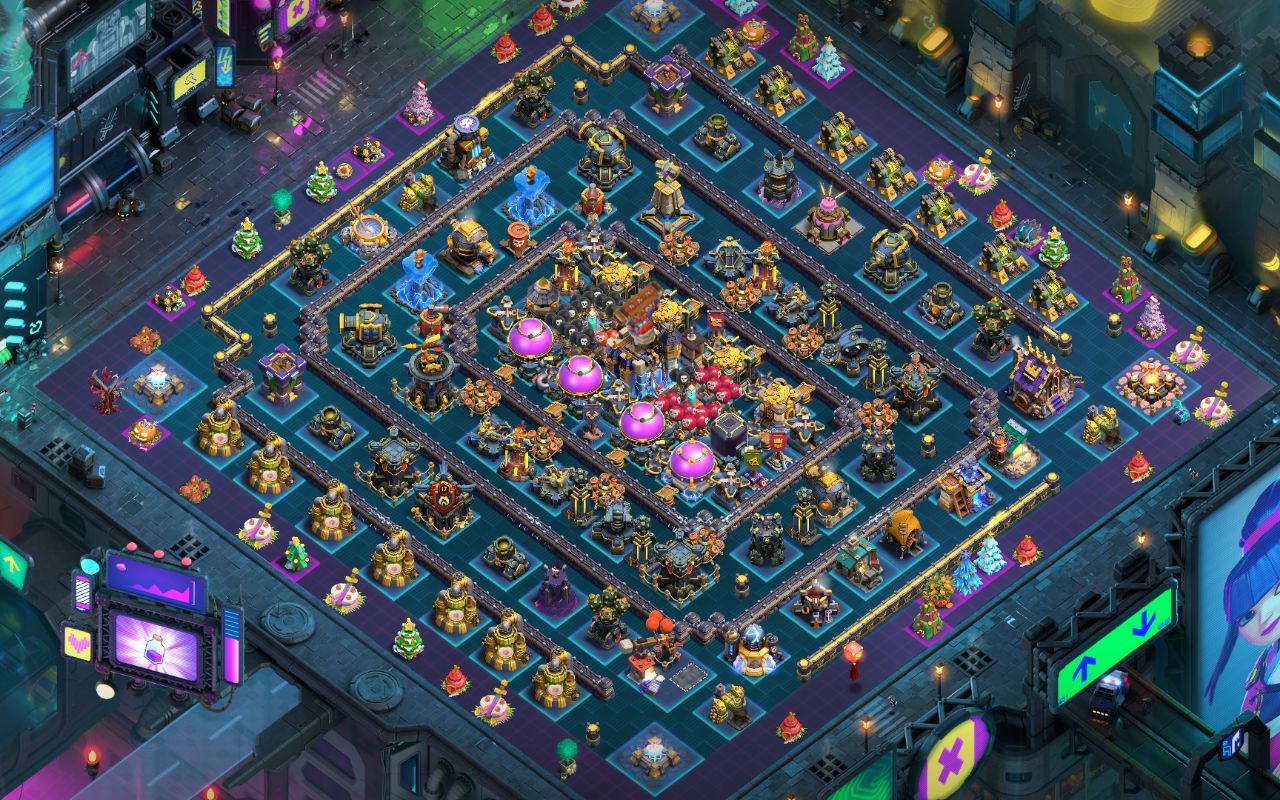 Town Hall 18 Farming Base layout by GenSPX