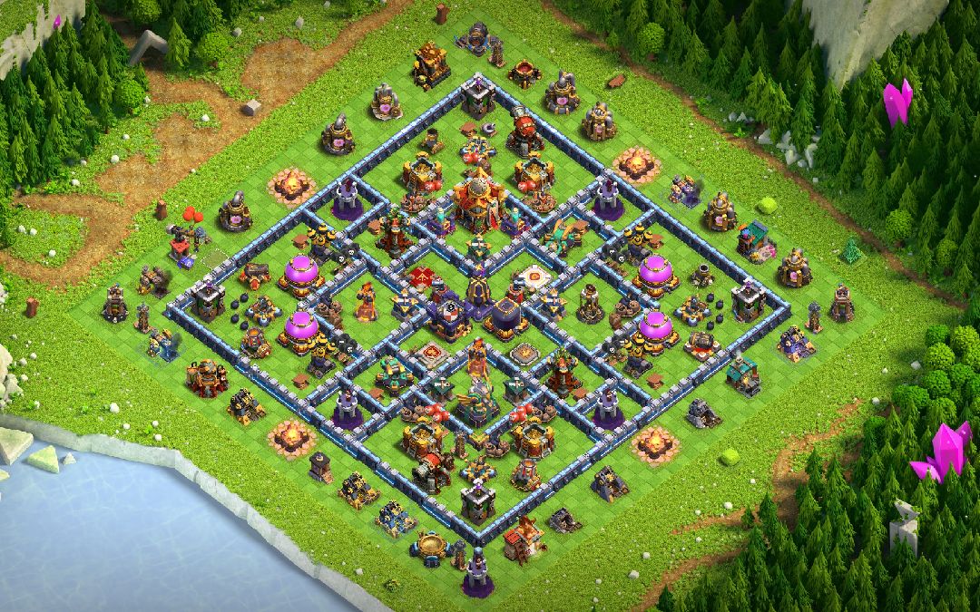 Town Hall 16 Trophy Base layout by another world