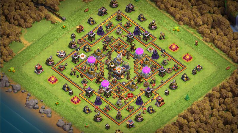 Town Hall 11 Trophy Base layout by TReX