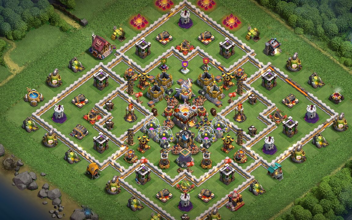 Town Hall 11 CWL Base layout by Dragon Raider
