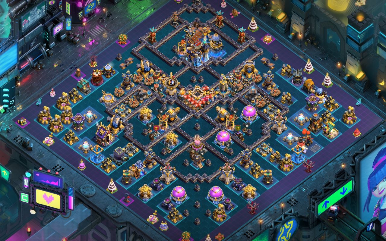Town Hall 18 War Base layout by BH10