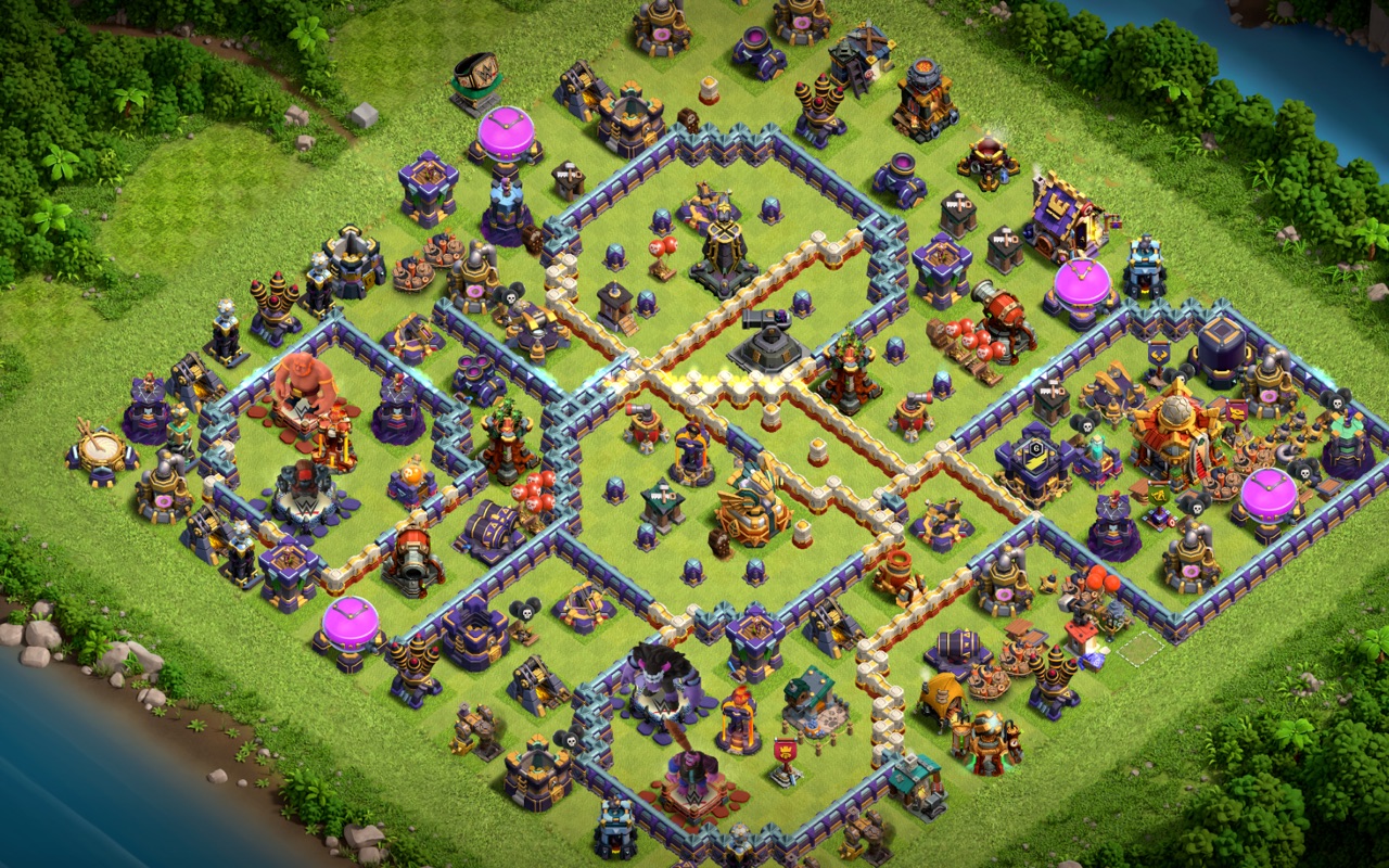 Town Hall 16 CWL Base layout by Beboo