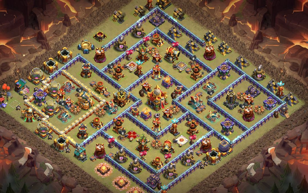 Town Hall 16 War Base layout by ong Naga