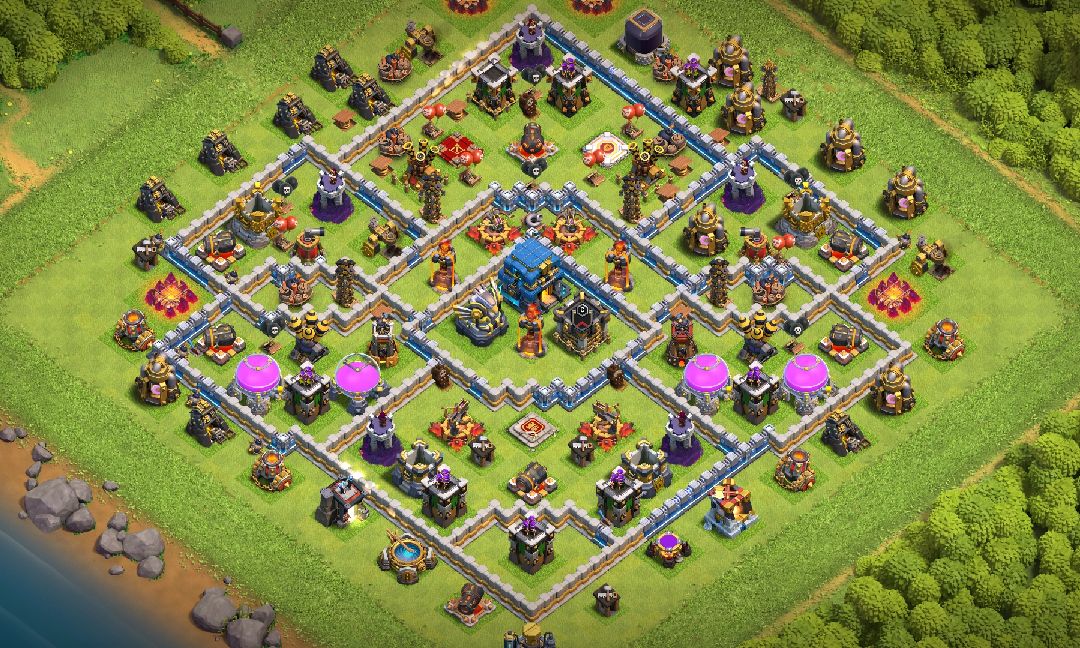 Town Hall 12 Trophy Base layout by OisikPlays