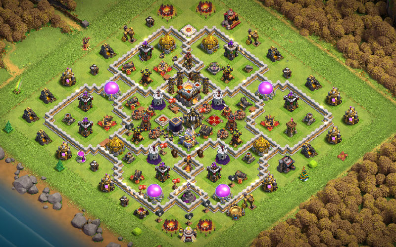 Town Hall 11 Farming Base layout by Mopa
