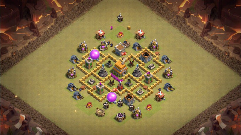 Town Hall 6 War Base layout by TReX