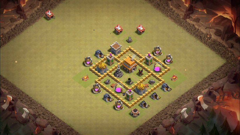 Town Hall 5 War Base layout by TReX