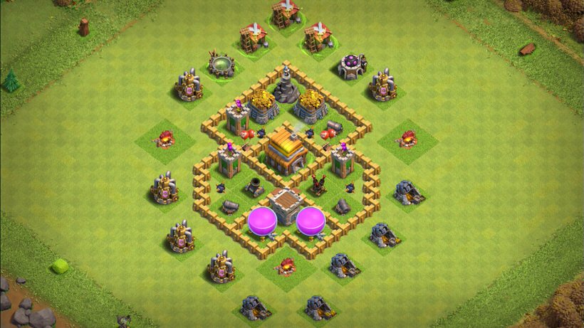 Town Hall 5 Hybrid Base layout by TReX